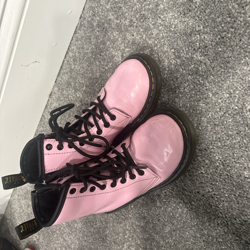 Dr. Martens Pink Kids Boots